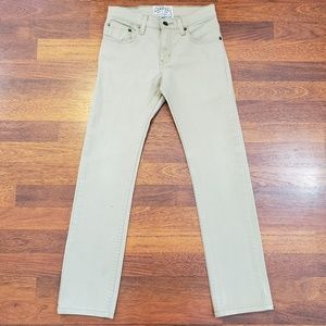 Levi's khaki jeans girls 12 regular